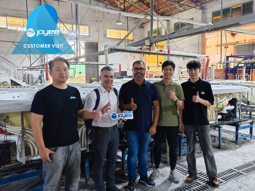 visita a la fábrica de hidromasajes