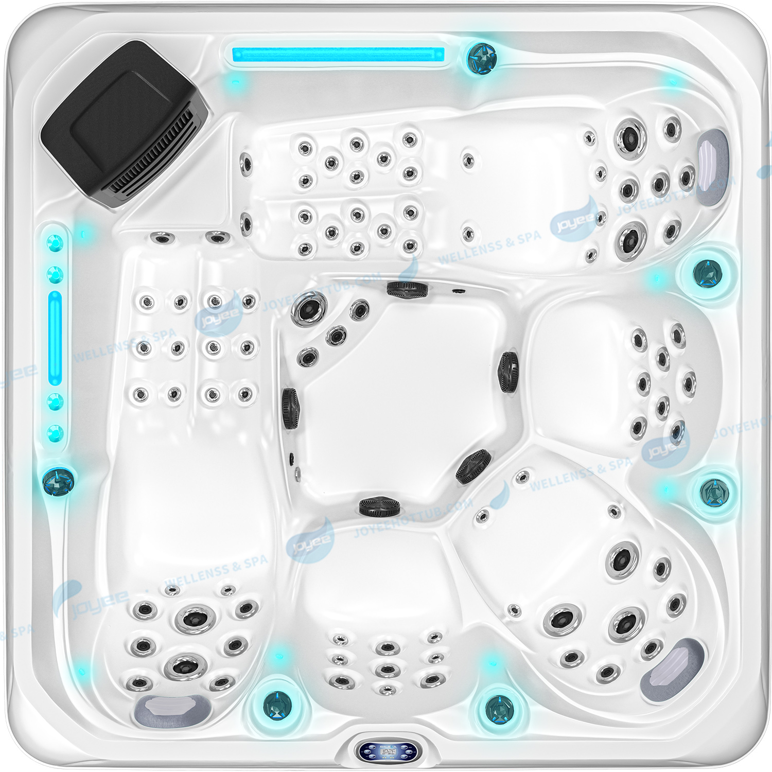 Spa al aire libre con música