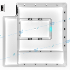 Spa al aire libre de bañera de hidromasaje acrílico con jacuzzier | Baño de masaje - Joyee