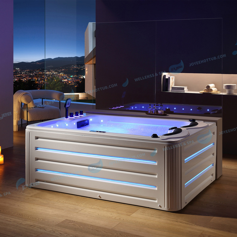 Masaje al aire libre spa caliente | Whirlpool Jakuzzi Spa Twuns Pool - Joyee 