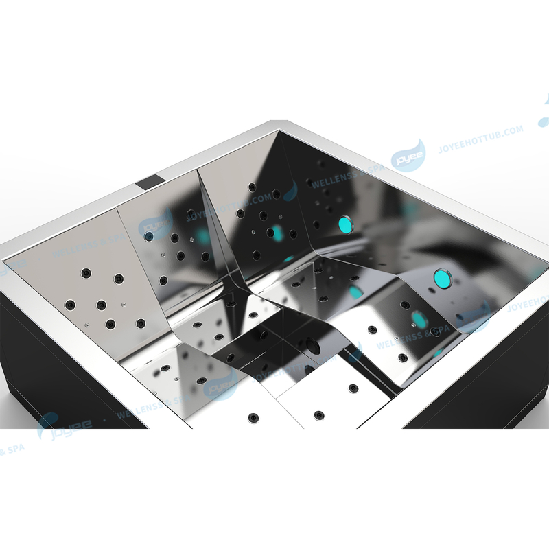 Piscina de spa de acero inoxidable | Bañera de hidromasaje con control de masaje - Joyee