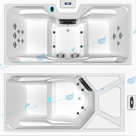 Bañera acrílica en frío | Bañera de bañera de hielo al aire libre Bañera de inmersión - Joyee