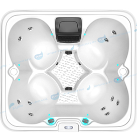 Jardín Jaccuzi Air Bubble Jets Spa | Masaje acrílico bañera de hidromasaje al aire libre - Joyee