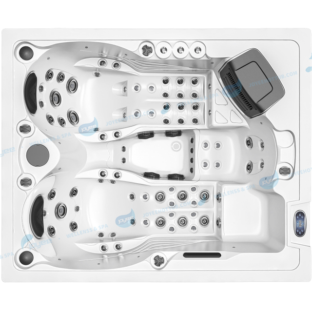 Masaje al aire libre Jardín Jacuzzi Spa | Jacuzzi de masaje acrílico Hydrorelax - JOYEE