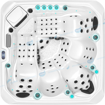 Bañera de hidromasaje masaje acrílico spa whirlpool | Hydro Hot Buant Outdoor - Joyee