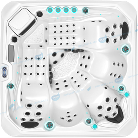 Bañera de hidromasaje masaje acrílico spa whirlpool | Hydro Hot Buant Outdoor - Joyee