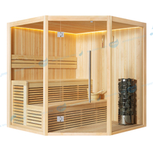 Venta al por mayor Sauna Cabina De Madera Vapor Seco De Alta Calidad |Alegría