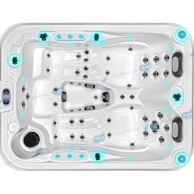 3 Personas Balboa US Acrílico Hot Tax | Bañera de hidromasaje al aire libre - Joyee
