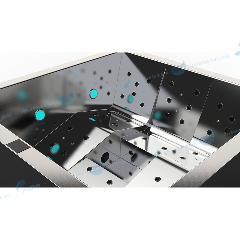 Piscina de spa de acero inoxidable | Bañera de hidromasaje con control de masaje - Joyee