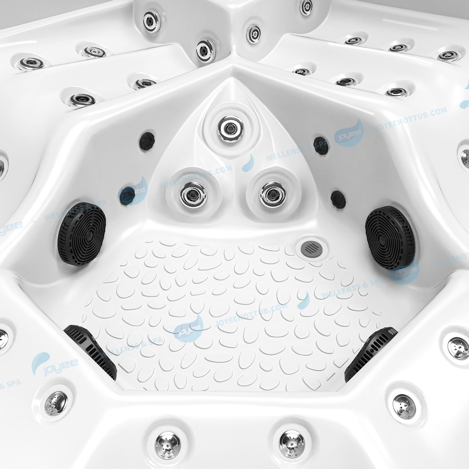 Jacuzzi con 2 tumbonas 3 plazas 