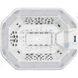 Bañera de hidromasaje Baobal extra grande al aire libre para 11 personas |Jacuzzis al aire libre - JOYEE