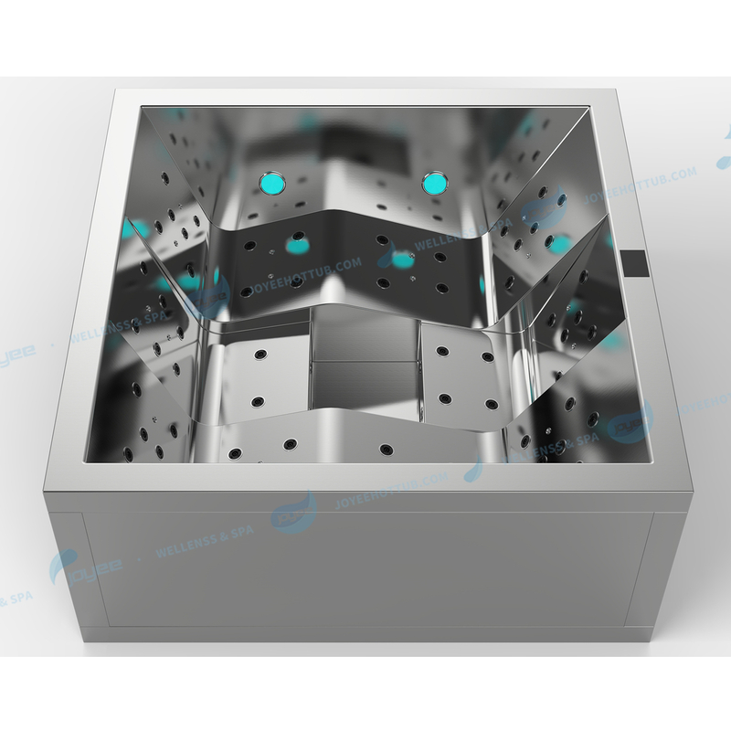Piscina de spa de acero inoxidable | Bañera de hidromasaje con control de masaje - Joyee