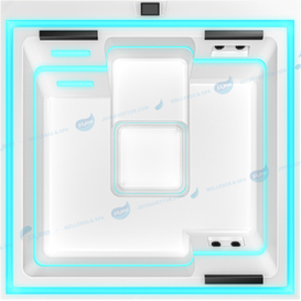 Gelcoat Hot Tube Outdoor con Jacuzzier | Hot Tube Spa - Joyee