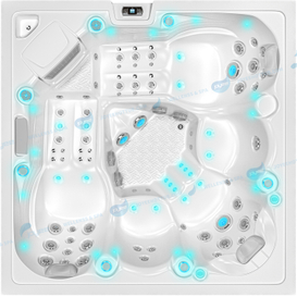 Balboa Garden Luxury Hot Tauch | Spa Bath Whirlpool Outdoor Spa Hot Tube - Joyee