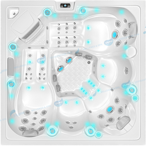 Balboa Garden Luxury Hot Tauch | Spa Bath Whirlpool Outdoor Spa Hot Tube - Joyee