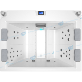 Al aire libre 4 personas Hottub | Bañera de hidromasaje de masaje whirlpool Balboa Spa - Joyee