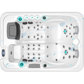 Bañera de hidromasaje moderna Balboa Whirlpool | Jacuzzi al aire libre Spa Hot Tube - JOYEE