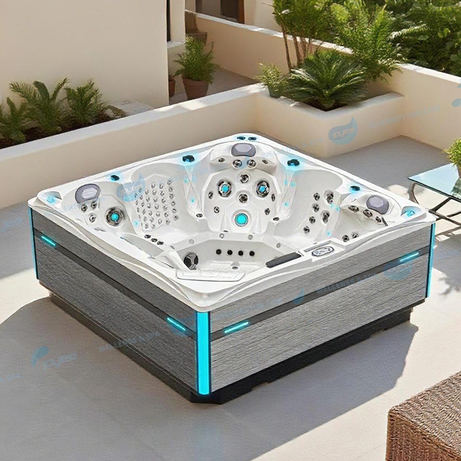 Ba&ntilde;era de spa de California
