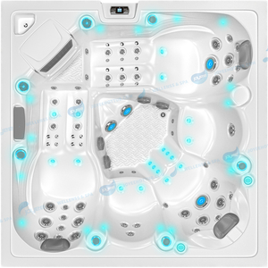 Balboa Garden Luxury Hot Tauch | Spa Bath Whirlpool Outdoor Spa Hot Tube - Joyee