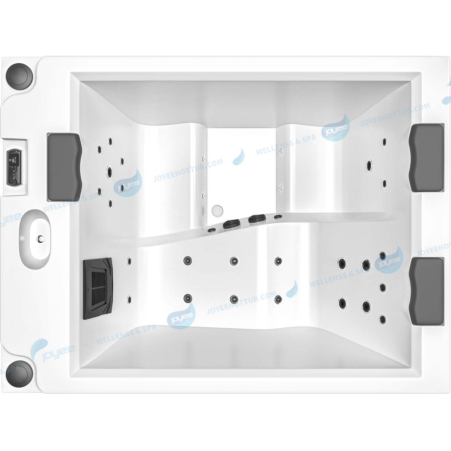 Jardín Luxury Relájate Hot bañera | Spa Bath Whirlpool Spa al aire libre - Joyee