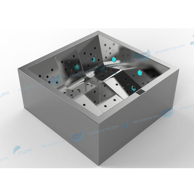 Piscina de spa de acero inoxidable | Bañera de hidromasaje con control de masaje - Joyee