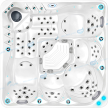 Hottub Acrílico Aristech Cascada 5 Personas |Bañera de hidromasaje al aire libre - JOYEE